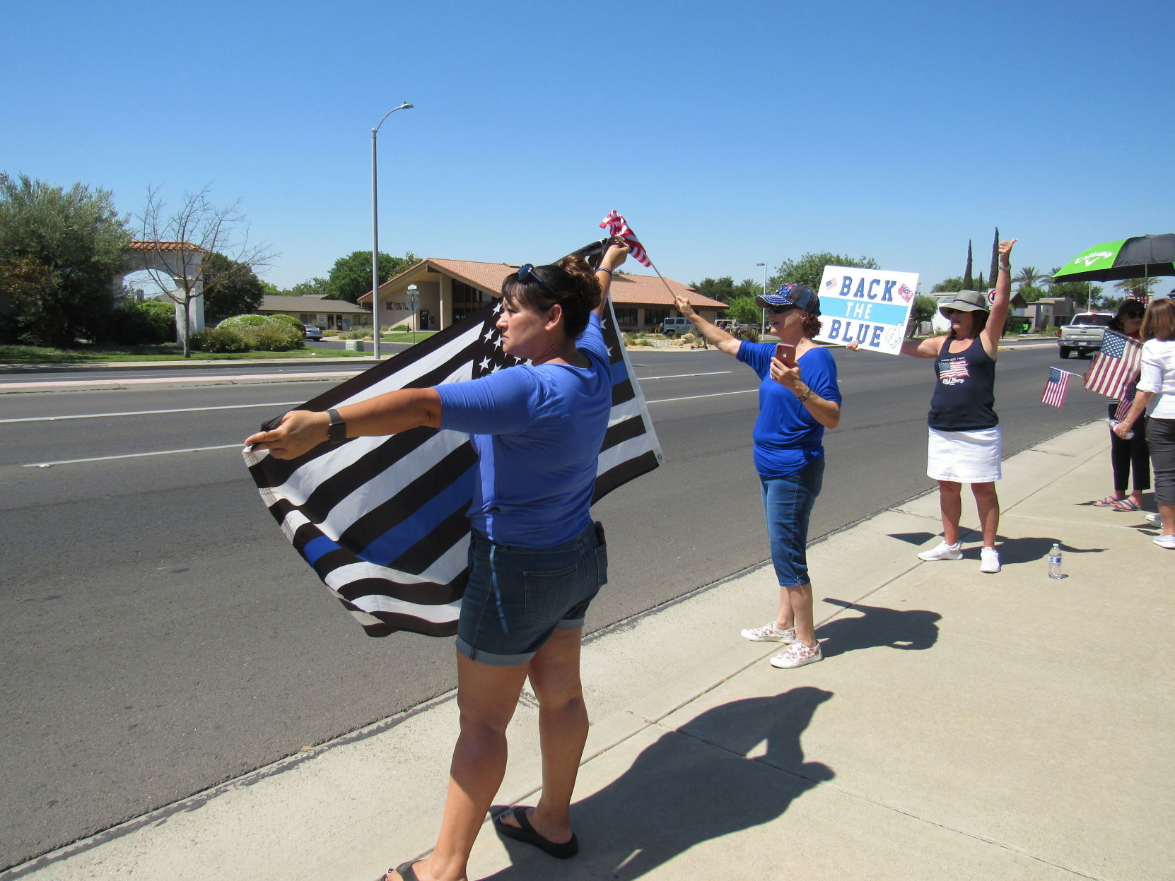 Back the Blue Rally